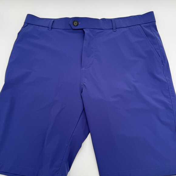 Greyson Performance Purple Golf Shorts Mens 38 10” Inseam Chino Stretch Logo - Picture 8 of 15